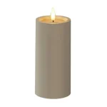 Blockljus KONSTSMIDE LEDtimer beige 15cm