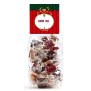 Godis Cellofanpåse Mixad Julkola 250g