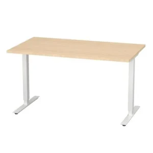 Bord höj/sänk Basic 1400x800 björk/vit