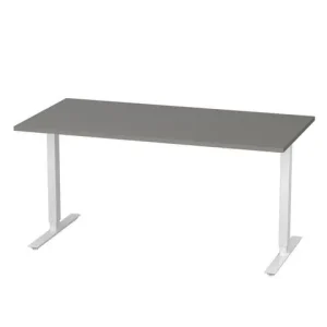 Bord höj/sänk Basic 1600x800 grå/vit