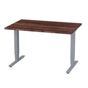 Bord höj/sänk Pro 1200x800 valnöt/silver