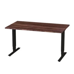 Bord höj/sänk Pro 1400x800 valnöt/svart