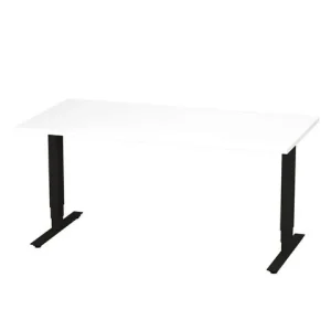 Bord höj/sänk Pro 1600x800 vit/svart