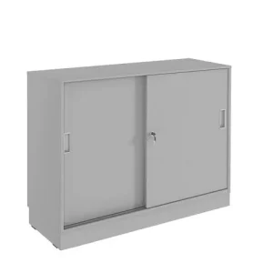 Skjutdörrskåp 2xA4 1200 mm grå
