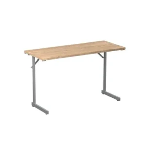Fällbord 1200x500x715x18 ek/silver