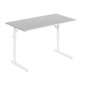 Fällbord 1200x500x715x18 grå/vit