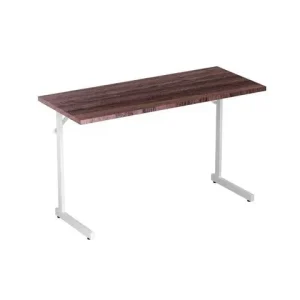 Fällbord 1200x500x715x18 valnöt/vit