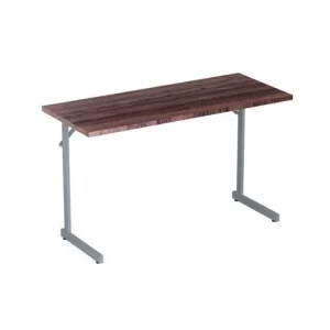 Fällbord 1200x500x715x18 valnöt/silv