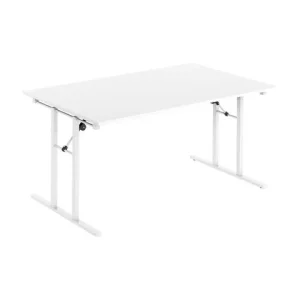 Fällbord 1600x800x730x25 vit/vit