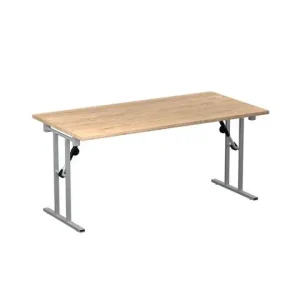 Fällbord 1600x800x730x25 ek/silver