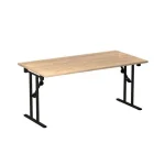 Fällbord 1600x800x730x25 ek/svart