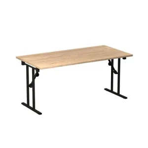 Fällbord 1600x800x730x25 ek/svart