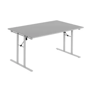 Fällbord 1600x800x730x25 grå/silver
