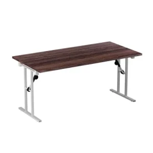 Fällbord 1600x800x730x25 valnöt/vit