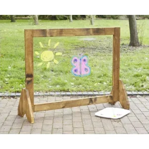 Golvstaffli med plexiglas