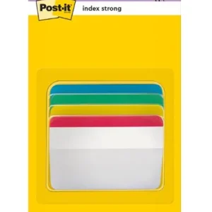 Index POST-IT stark 38x51v b/g/r/g 24/f