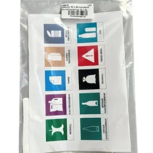 Dekaler för avfallssortering kit 10x2st