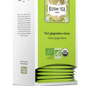 Te KUSMI Eko Green ginger-lemon 25/fp