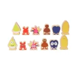 Babblarna träfigurer 6 delar