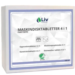 Maskindisk LIV Tabs 4i1 100/fp
