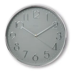 Väggur HAMA Corsica 30cm silver