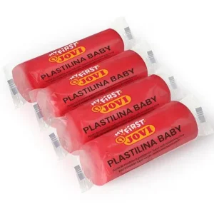 Modellera PLASTILINA Baby 18x38g röd