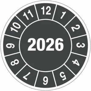 Kontrollmärken 2026 10mm 104/fp