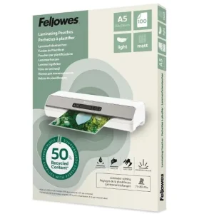 Laminat FELLOWES A5 Light Matt 100/fp