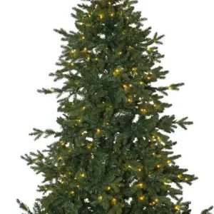 Julgran STAR TRADING Larvik m. led 180cm
