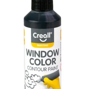 Fönsterfärg CREALL 80ml konturfg. svart