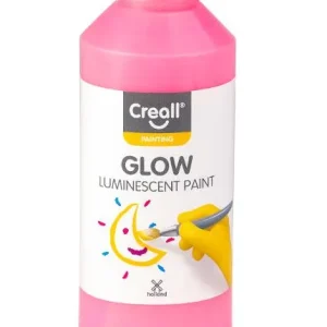Självlysande färg CREALL 250ml Röd/Rosa