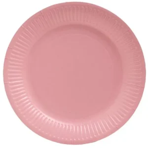 Tallrik PRONAPPE papper 23cm rosa 20/fp
