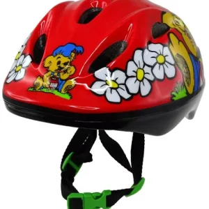 Cykelhjälm Bamse röd