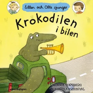 Bok visbok Krokodilen i bilen
