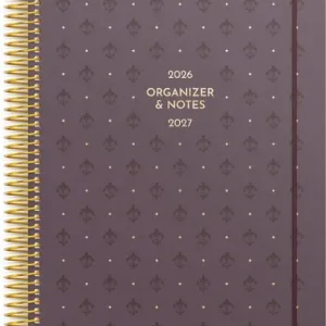 Kalender Organizer & Notes vinröd 26/27