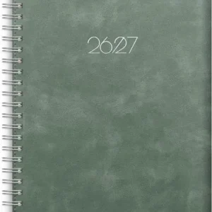 Kalender Study Twist A5 grön 26/27