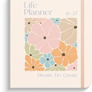 Kalender Life Planner Flowers A5 26/27