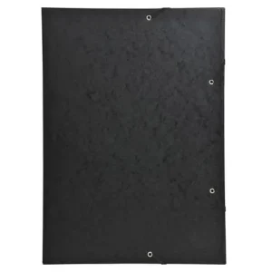 Gummibandsmapp 3-klaff A3 600g svart