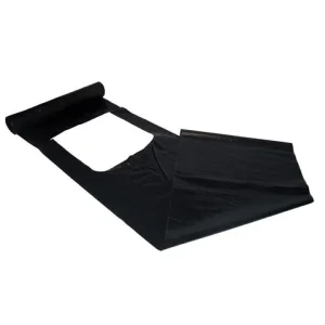 Plastsäck knyt LD 125L 50my svart 10/rl