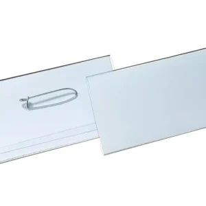 Namnskylt DURABLE med nål 75x40mm 100/fp