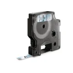 Tape DYMO D1 9mm svart på klar