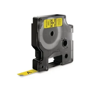 Tape DYMO D1 9mm svart på gul