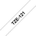 Tape BROTHER TZE121 9mm svart på klar