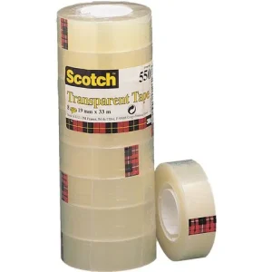 Kontorstejp SCOTCH 550 transp. 19mmx33m