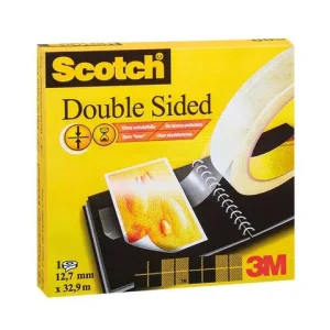 Dubbelhäftande tejp SCOTCH 665 33mx12mm