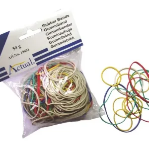 Gummiband sorterade färger 50g