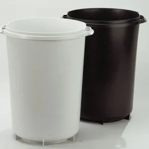 Papperskorg DURABIN rund 40L svart