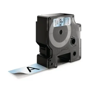 Tape DYMO D1 24mm svart på klar