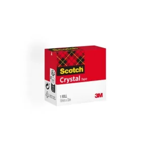 Kontorstejp SCOTCH Crystal 33mx 19mm