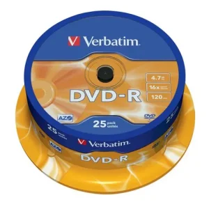 DVD-R VERBATIM 4,7GB 25/fp